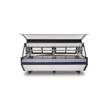 VITRINA CON UNIDAD REMOTA LINEA CARNICERA TEC250LIFT-INOX PREMIUM